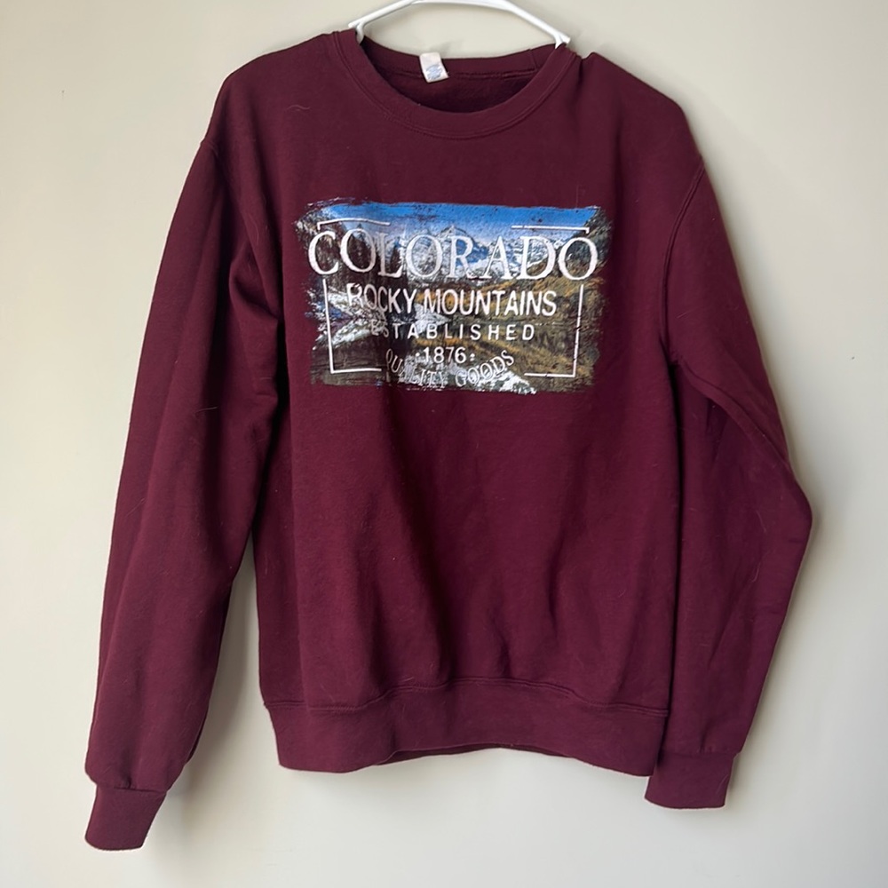 Maroon Colorado Sweatshirt